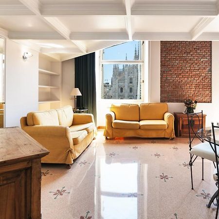 Duomo Cathedral View - Luxury Apartment Milan Luaran gambar