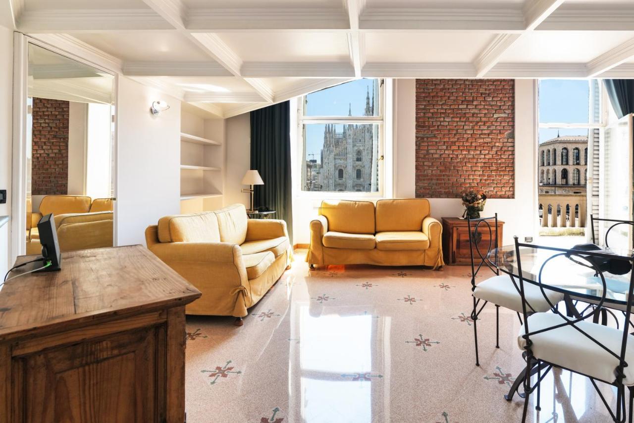 Duomo Cathedral View - Luxury Apartment Milan Luaran gambar